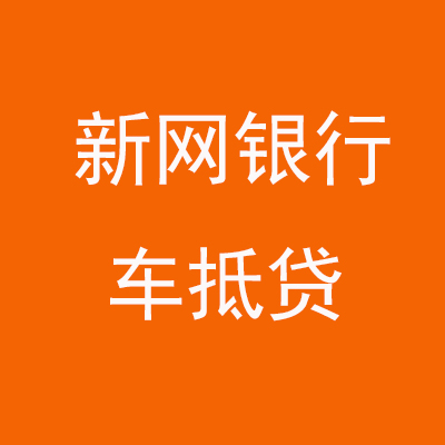 海珠新网银行车抵贷
